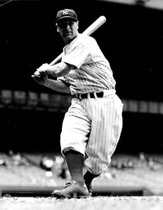 O astro Lou Gehrig no seu apogeu. 