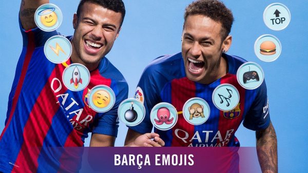 Neymar e Rafinha e o vídeo dos emojis. 