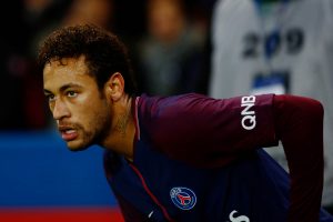 Neymar, durante um duelo da Liga Francesa