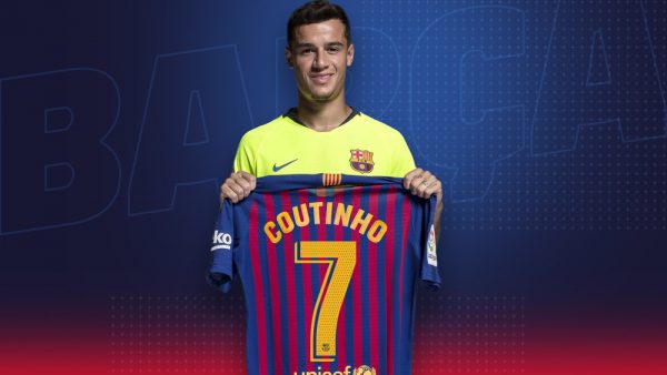 Coutinho: novo camisa '7' do Barça 