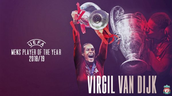 Van Dijk, melhor jogador da UEFA na temporada 2018/19